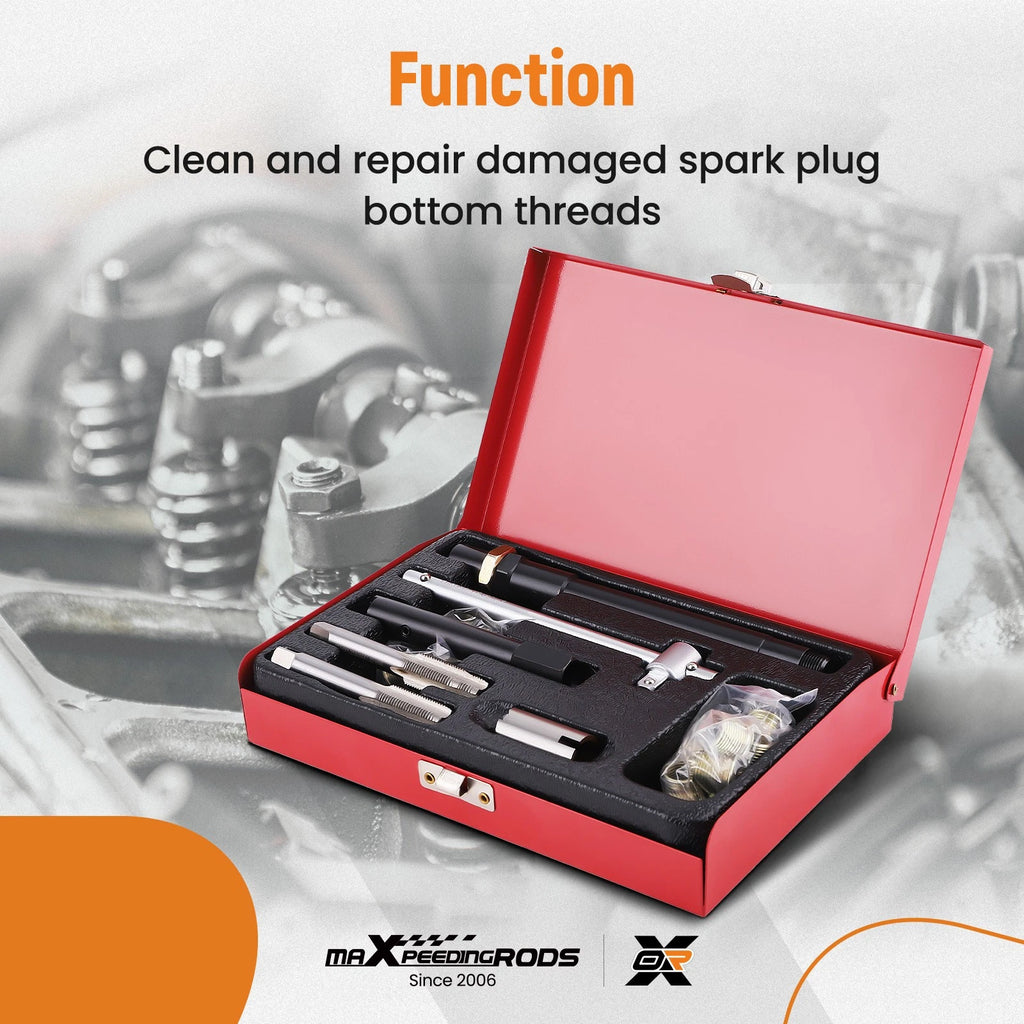 14mm Spark Plug Rethreading Kit for Damaged Cylinders