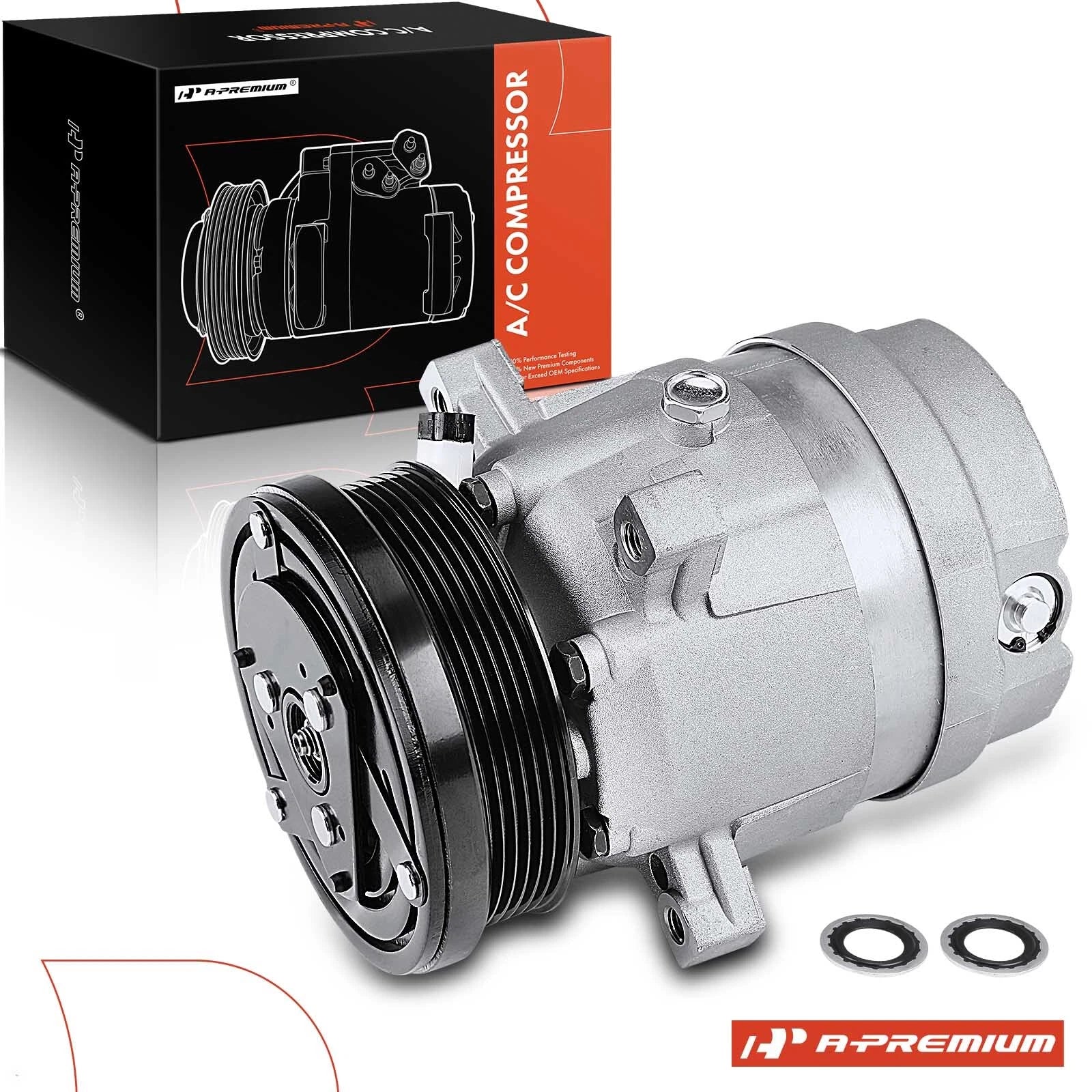 A/C Compressor with Clutch for Buick Regal Chevrolet Beretta (1989–1991)