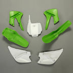 Body Kit for Kawasaki KX85 KX100 (2001–2013) Green & White
