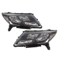 Black Headlights for Nissan Pathfinder (2013–2016) Driver & Passenger Side