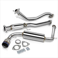 Catback Exhaust Muffler for Honda CRX (1988–1991) D15/16 4.5" Burnt Tip