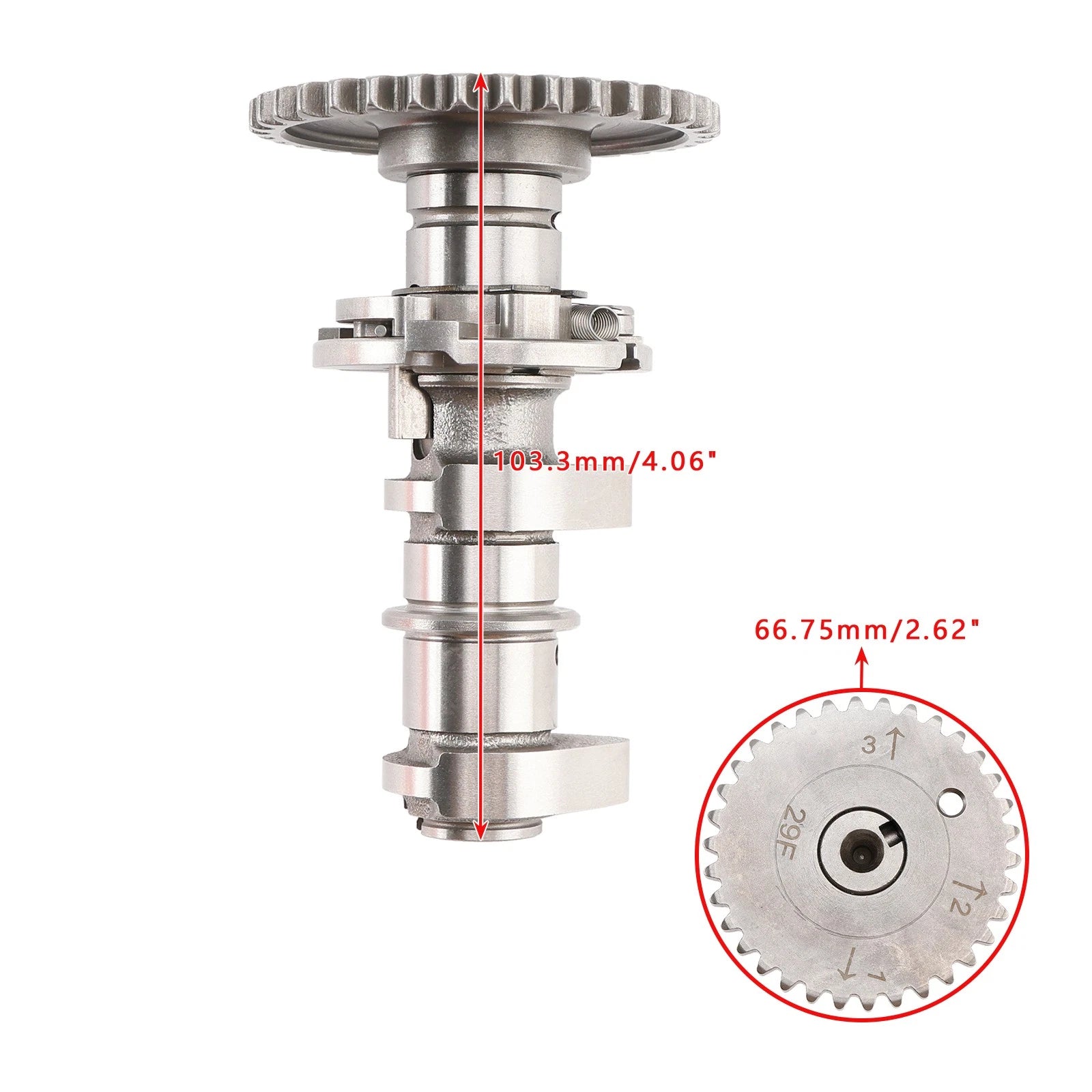 Exhaust Camshaft for Suzuki LTZ400 LT-Z400 Quadsport Z400 (2003–2004) 12720-07G00