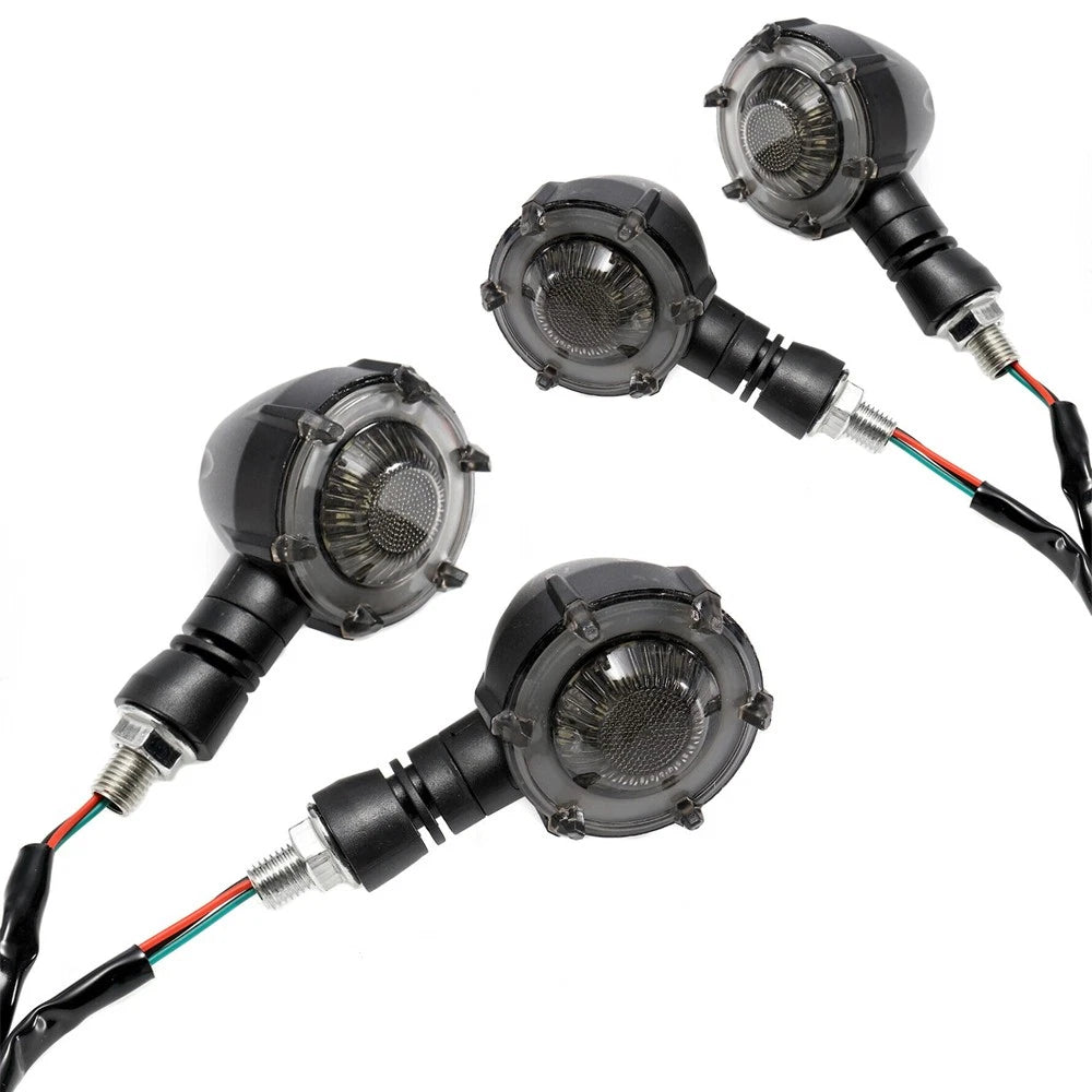 4X LED Turn Signal Lights for Suzuki Intruder Marauder Savage (12V)