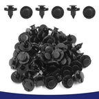Set of 50 Plastic Push Type Rivet Retainer Clips for Nissan