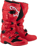 Alpinestars Tech 7 Off-Road Boots for US Size 9 (Durable, Bright Red)
