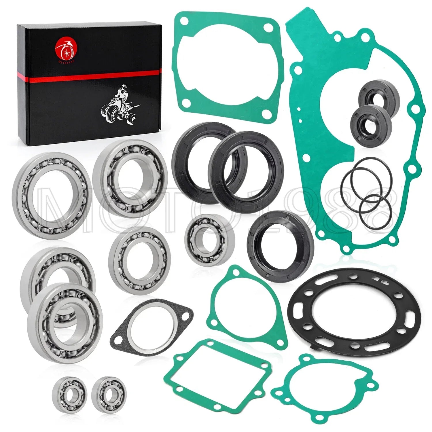 Engine Bearing Seal Gasket kit for Polaris Scrambler 400 2x4/4x4 (1999–2002)