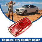 TPU Keyless Entry Remote Cover for BMW 1 Series (2012–2019) - Red