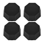 Set of 4 Matte Black Hub Caps for Polaris Sportsman 570 (2015–2025) 5451374-458