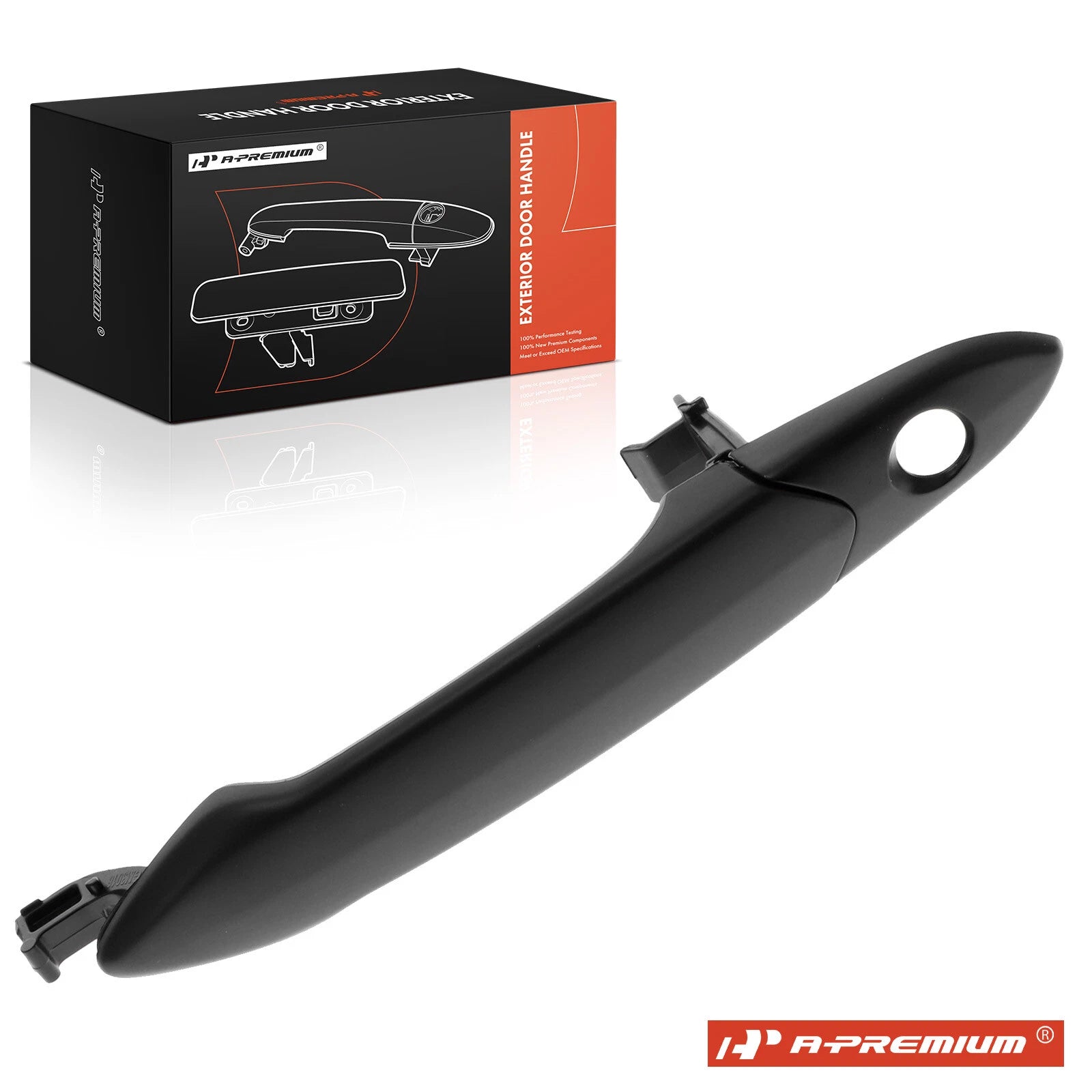 Front Black Exterior Door Handle for Chevrolet Spark (2016–2021)