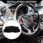 Dashboard Dash Cover Mat for Honda Vezel RU1/2/3/4 RS 2013-2020 Black Red Set