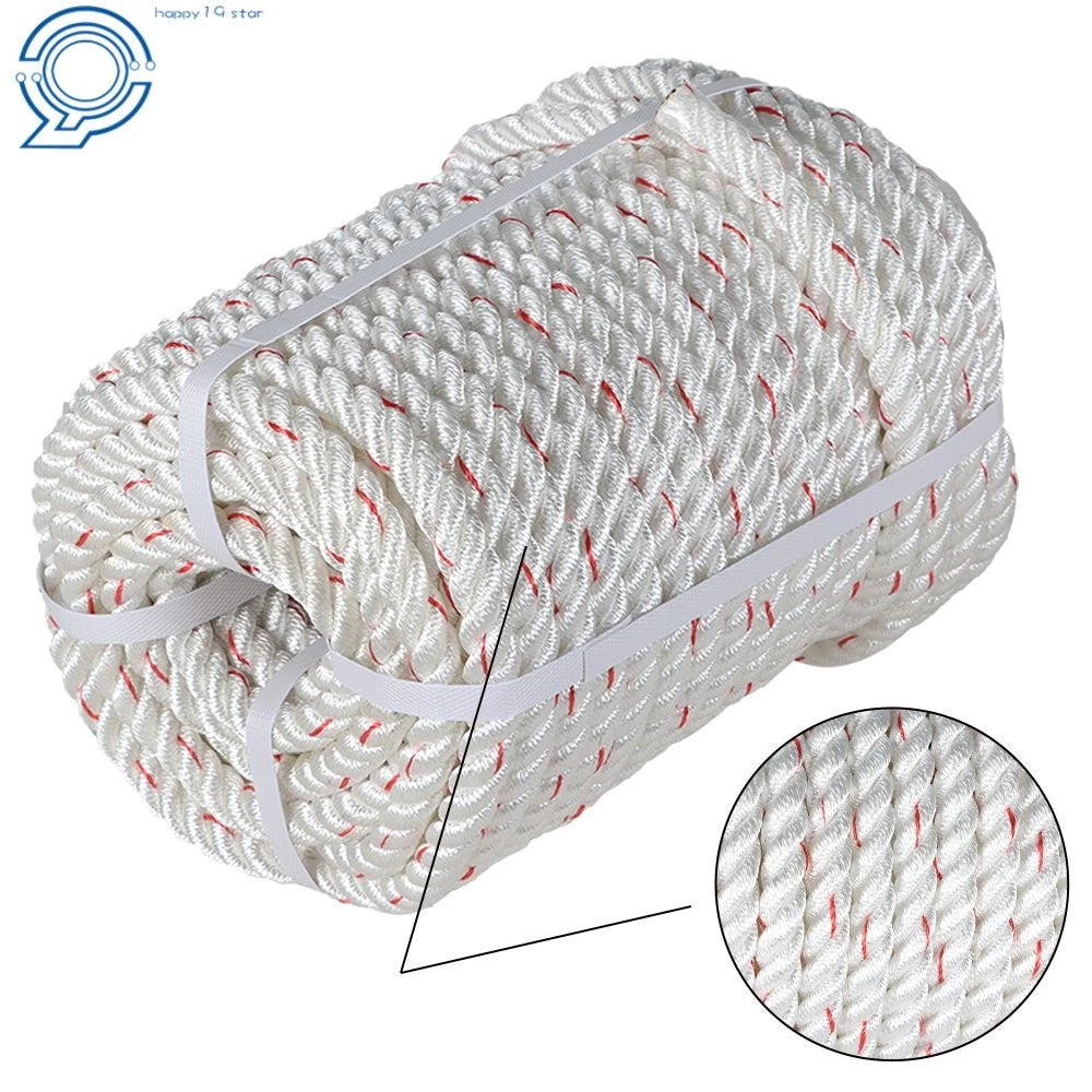 5/8" Double Braid Polyester Bull Rope for Arborist (150', 8900 lbs)