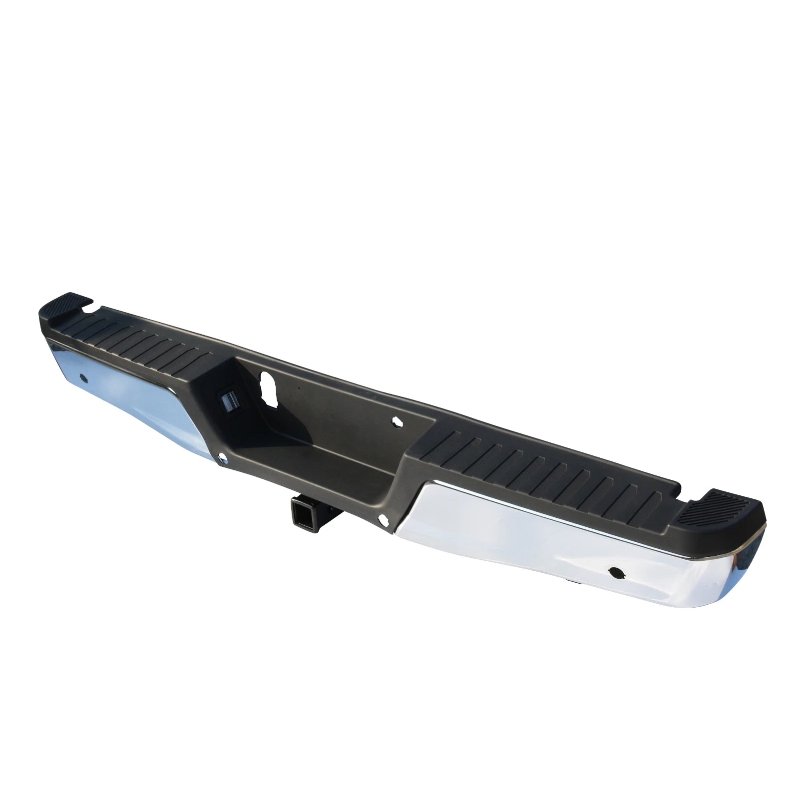 Chrome Steel Rear Step Bumper for Ford F-150 (2015–2020)