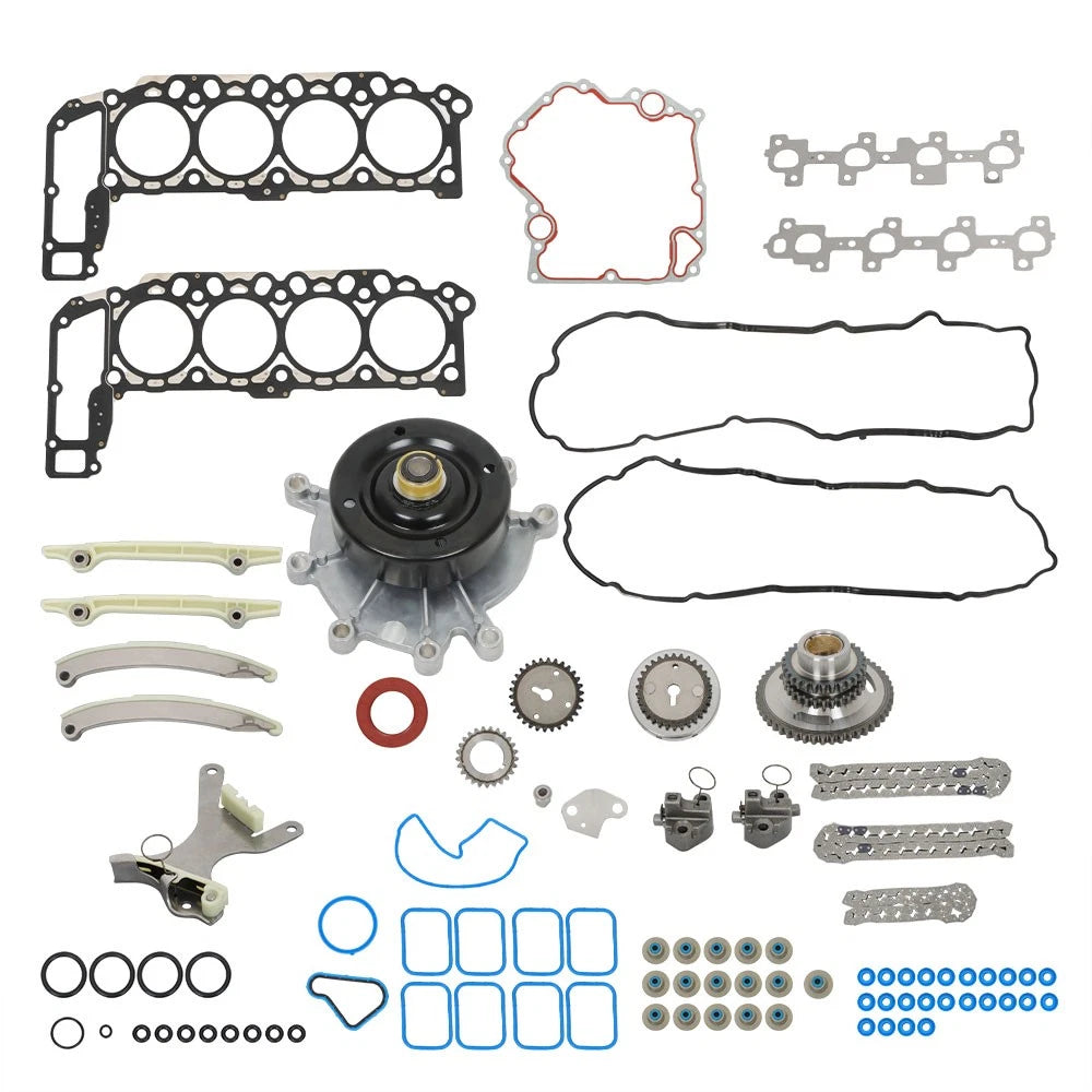 Head Gasket Set with Timing Chain Kit & Water Pump for Dodge Ram 1500 (2002–2004)