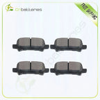 Set of 4 Metallic Brake Pads Rear for Toyota Avalon (2000–2007) & Solara (2000–2008)