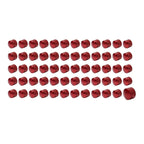 60x Red Engine Screw Caps for Harley Twin Cam Engines (1999-2017)