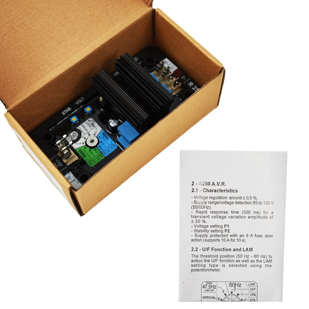 Automatic Voltage Regulator for Leroy Somer R250