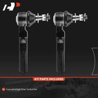 2X Front Outer Tie Rod End for Chevy Malibu (1997-2003) Buick Terraza (2005-2007)