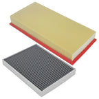 Set of 2 Engine and Cabin Air Filters for VW Touareg (2004–2017) 7L0129620 C35762C