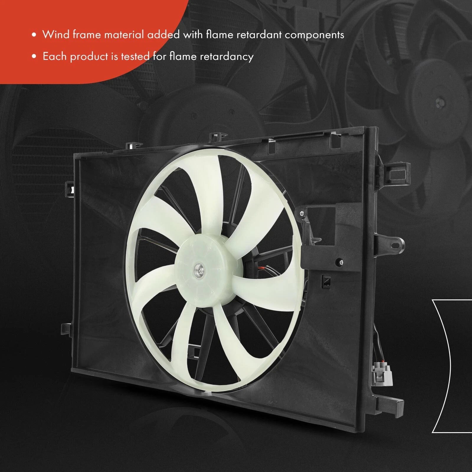 Cooling Fan Assembly with Shroud for Toyota C-HR (2018–2021)