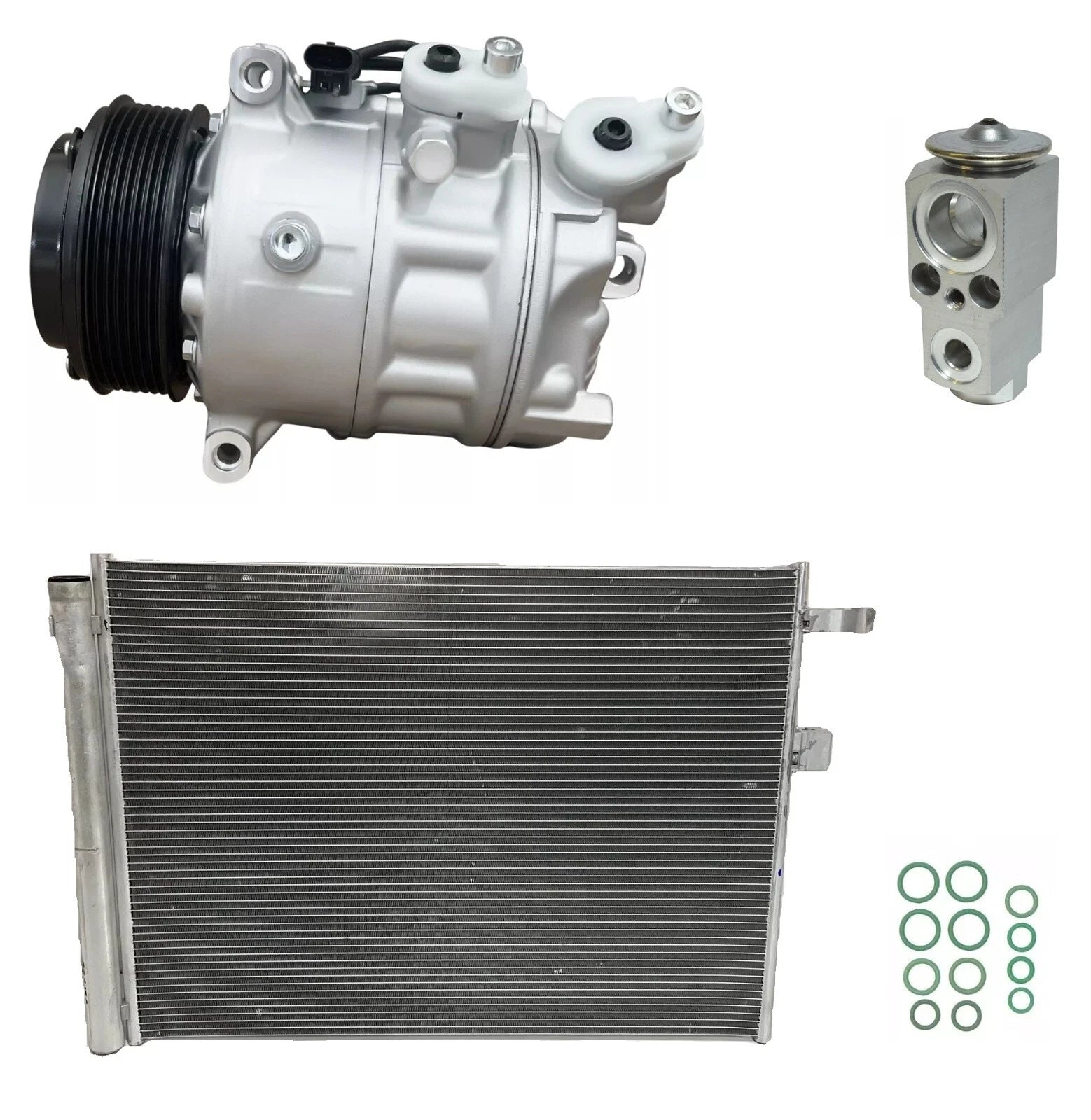 AC Compressor Kit with Condenser for BMW X7 xDrive 4.4L (2019–2022)