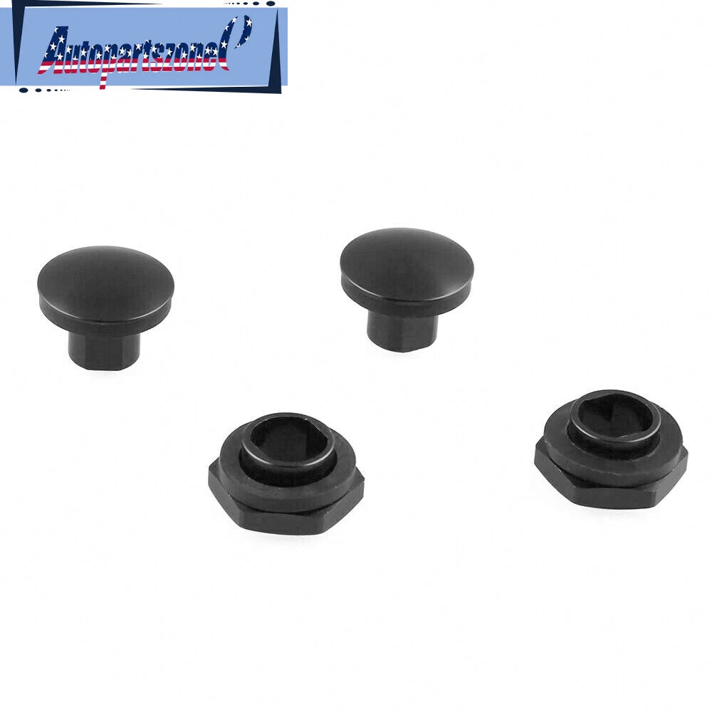 Black Rear Glass Strut Hardware Kit for Honda Civic 3Dr Hatchback EG6 (1992–1995)