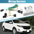 Set of 4 Trailer Wiring Harness 4-Pin for GMC Terrain (2010–2012) 56094