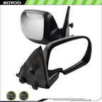 Pair Chrome Heated Power Mirrors for Chevy Silverado 1500/2500, GMC Sierra (1999–2002)