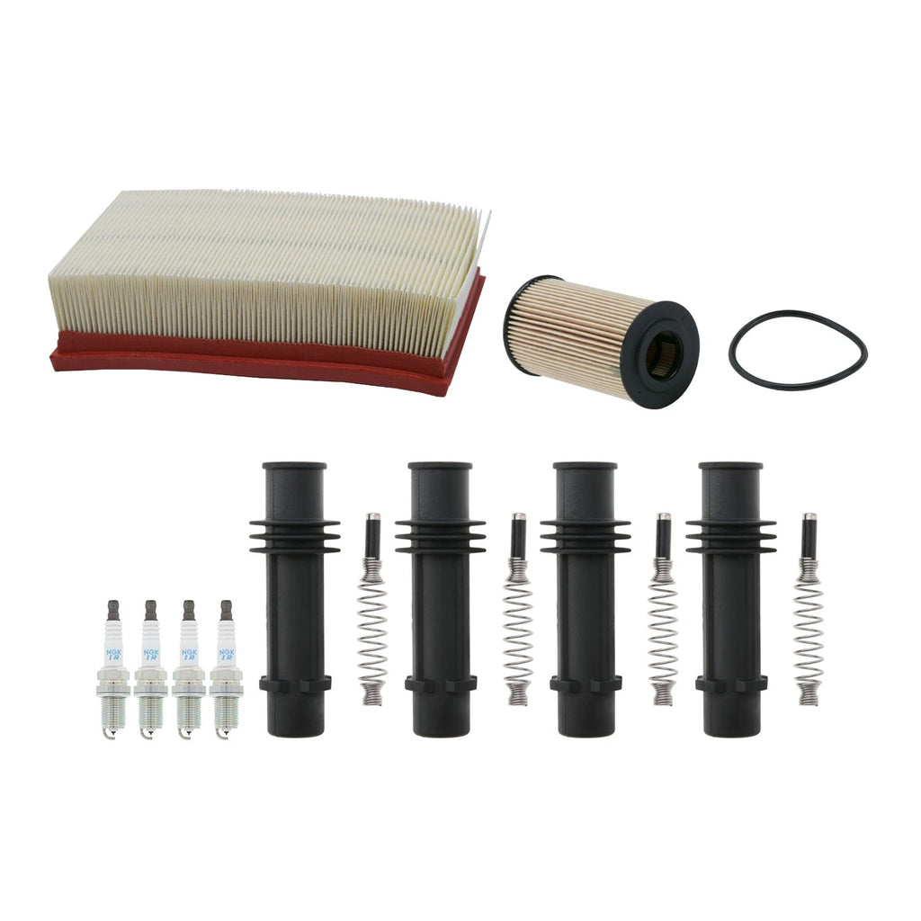 Tune Up Kit with 4 NGK Spark Plugs & Coil Boots for Encore Trax (2013–2020)