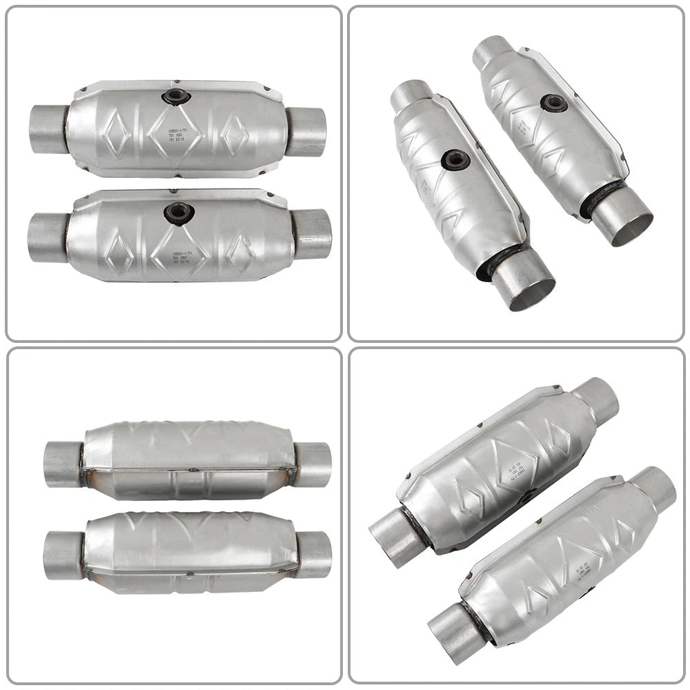 2X 2.5" Inlet & Outlet Catalytic Converter for Ford F150 (1997–2003)