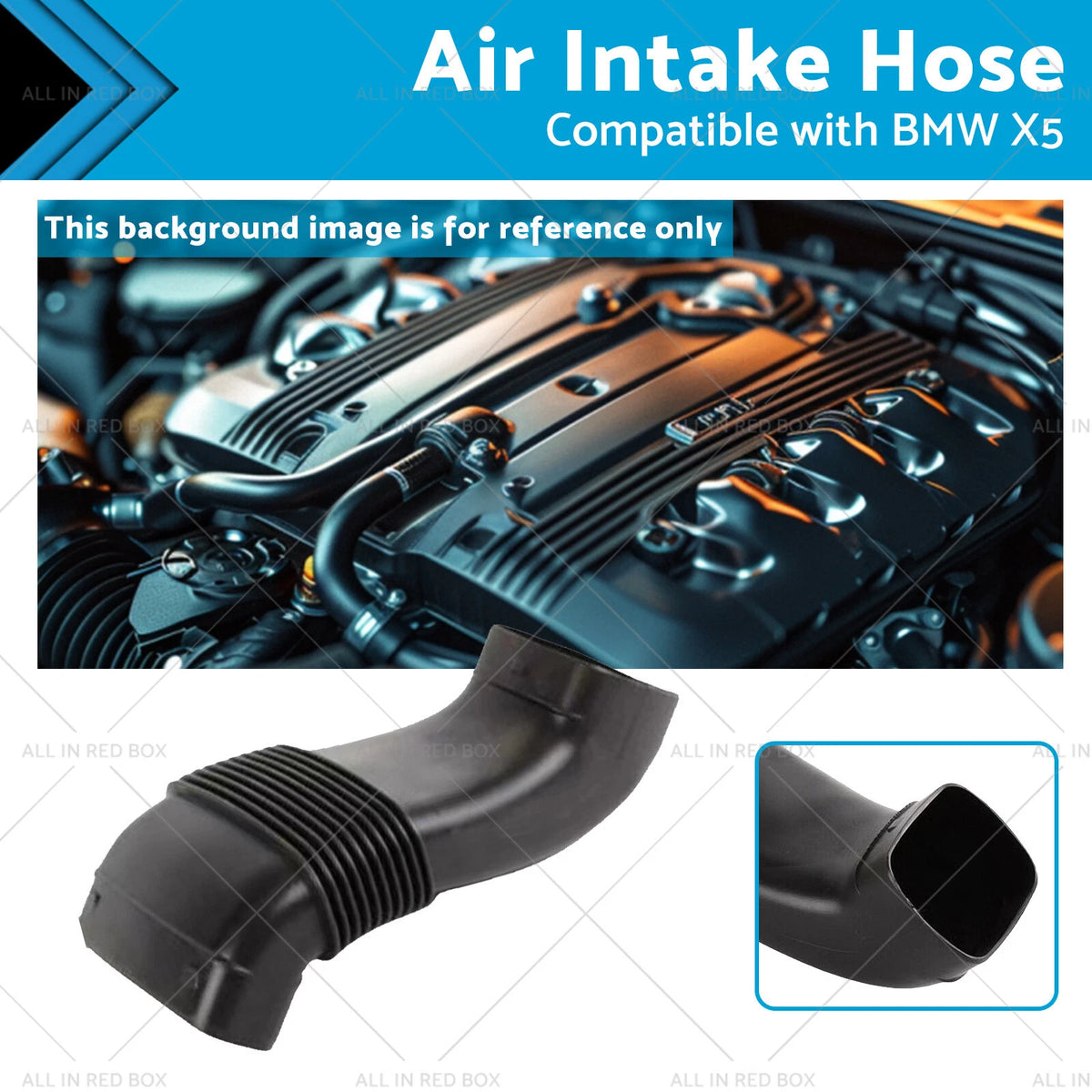 Engine Air Intake Hose for BMW E53 X5 3.0L I6 (2001–2006) 13711438471