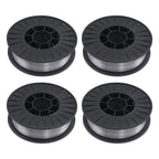 Set of 4 Flux Core Welding Wire Spools for MIG Welding (Gasless)