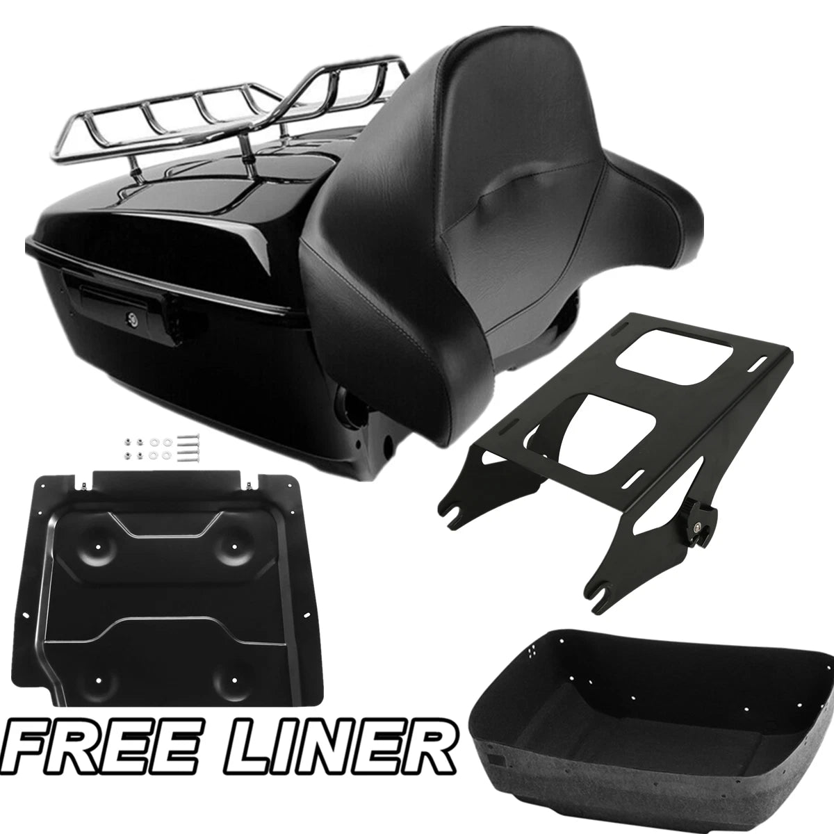 Trunk Pad Rack Plate for Harley Touring Electra Glide (2014–2023)