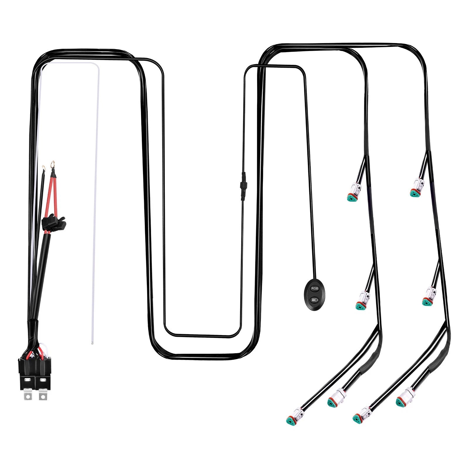 Touch Switch Wiring Harness for maXpeedingrods Crosshair Series (360W 12V)
