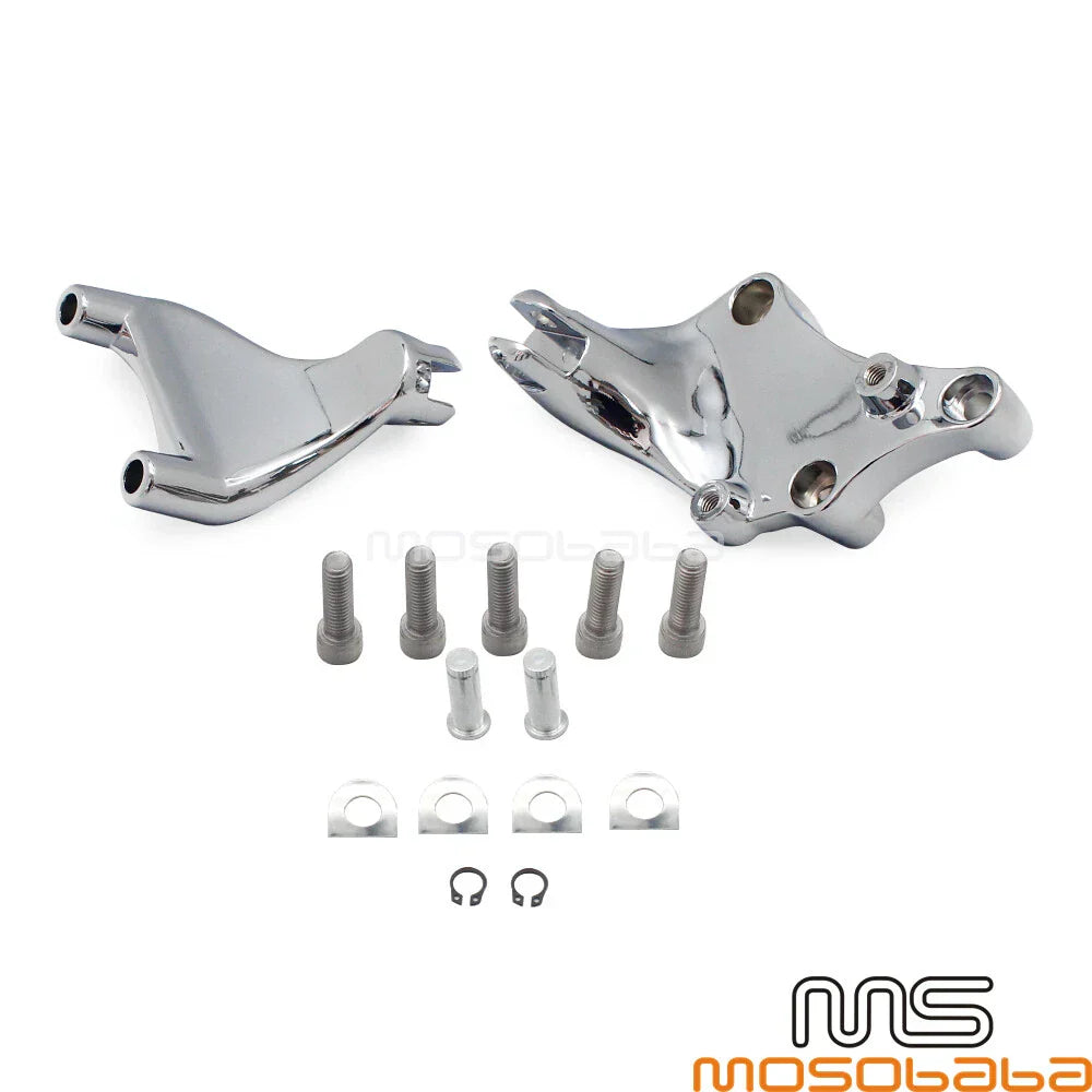 Rear Passenger Foot Pegs Mounting Brackets for Harley Sportster (2004-2023)