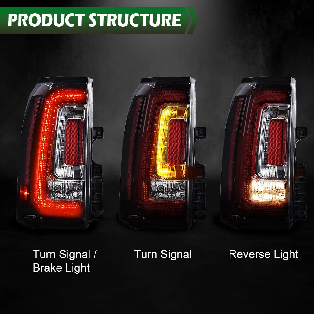 Left Driver Side Tail Light for GMC Yukon XL (2015–2020)