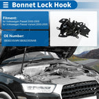 Hood Latch Assembly for Volkswagen Passat (2000–2005) 3B0823509R/3B0823509AB