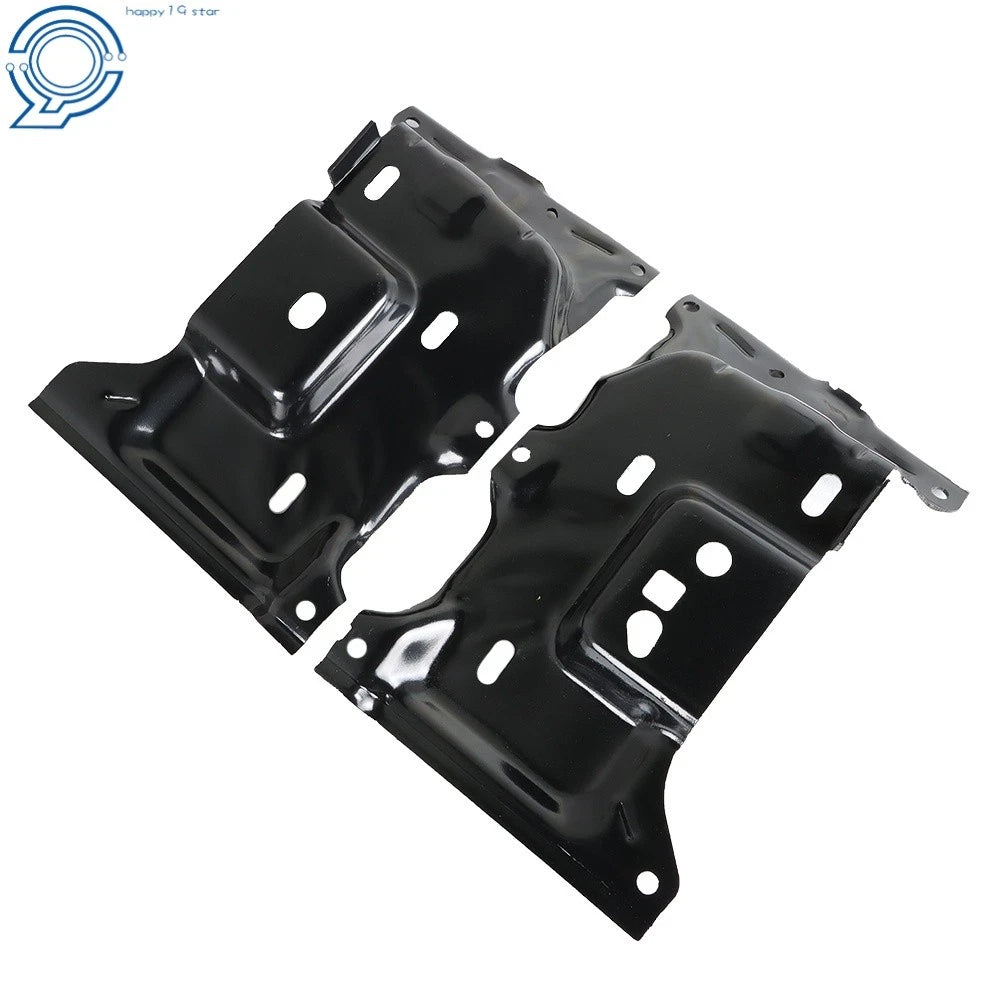 Set of 2 Front Bumper Brackets for Ford F-150 (2015–2017) - Black