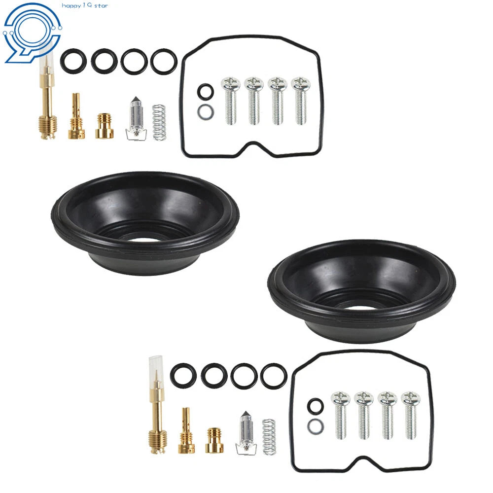 2 Carburetor Repair Kits for Kawasaki 454 LTD EN450A (1985–1990)