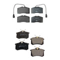 Set of 4 Hella Low-Met Disc Brake Pads for Audi A8 Quattro L (2000)