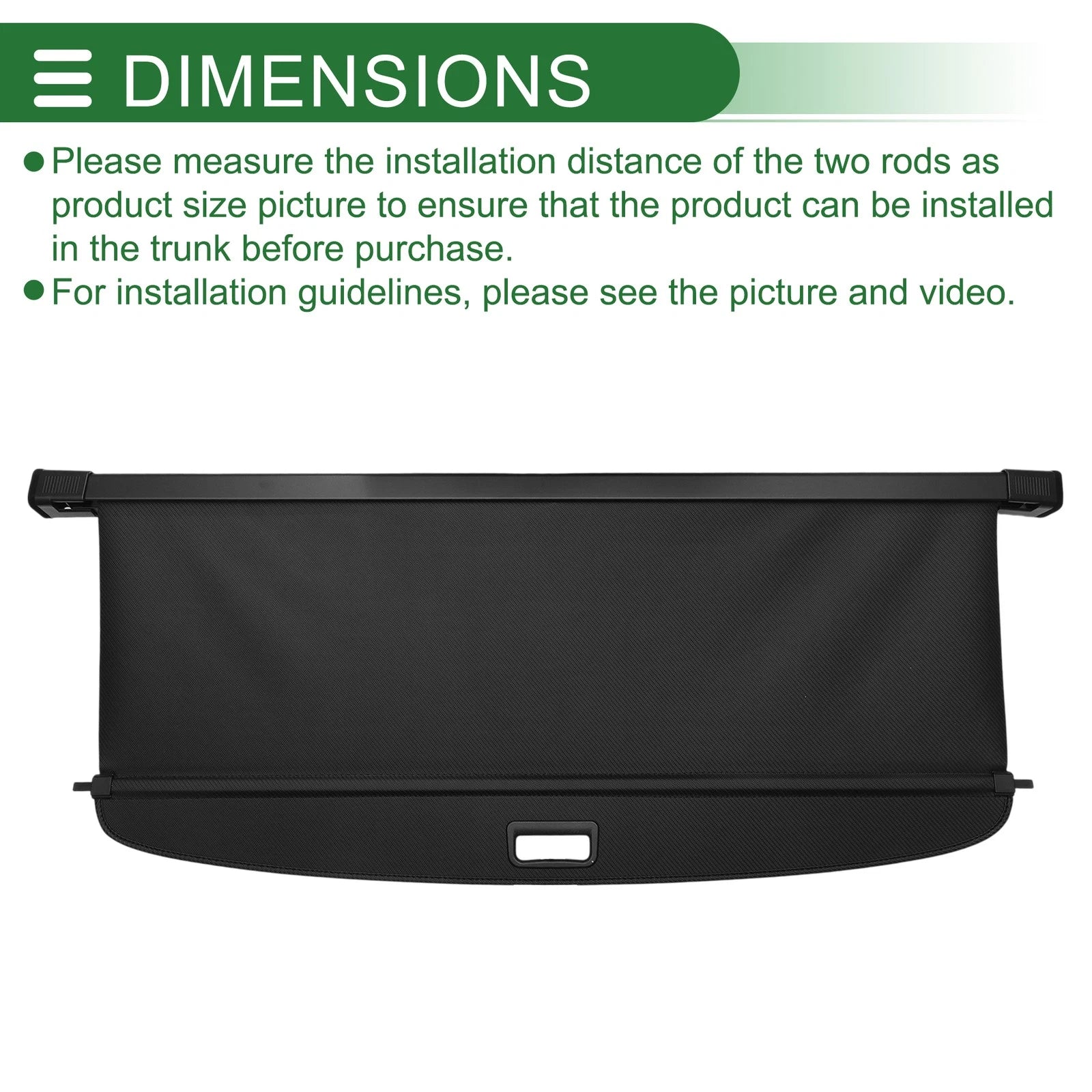 Retractable Cargo Cover for Volkswagen Touran (2015–2021) Black Carbon Fiber