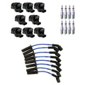 Set of 8 NGK Ignition Coil Wires & Iridium Spark Plugs for Camaro Corvette