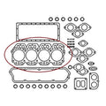 Head Gasket for MF 3065, 3370, Caterpillar 416, 426, JCB (Fits 3681E016)
