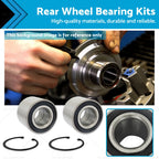 2X Rear Wheel Bearing Kits for Suzuki Swift RS415 (2004–2011)