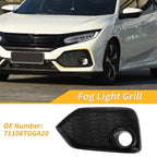 Left Side Fog Light Grill for Honda Civic Hatchback (2017–2019) 71108TGGA20