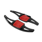 Black Steering Wheel Paddle Shifter Extensions for VW Golf, Atlas, Sharan, Touareg (2020-2023)