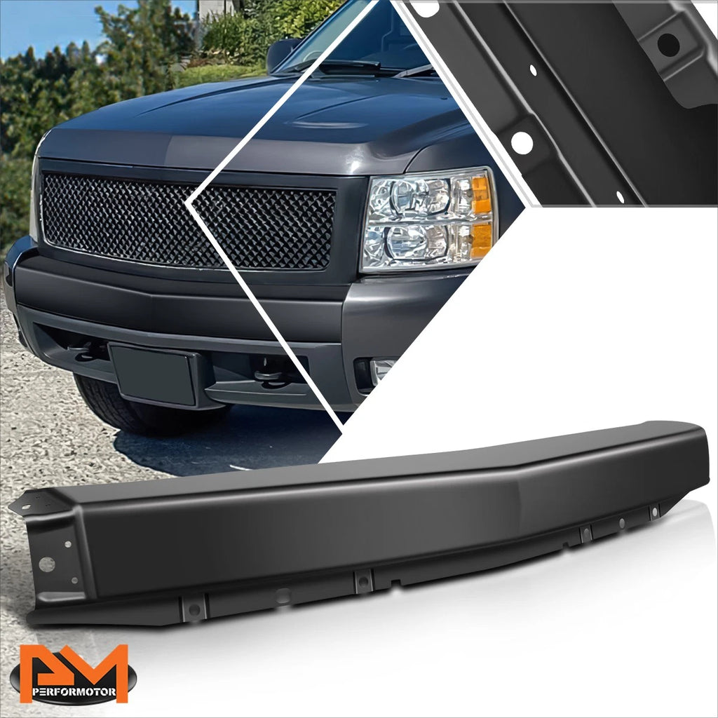 Front Bumper Face Bar for Chevy Silverado 1500 (2007–2013) Black