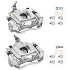 Set of 2 Rear Brake Calipers with Bracket for Dodge Journey (2009–2012)