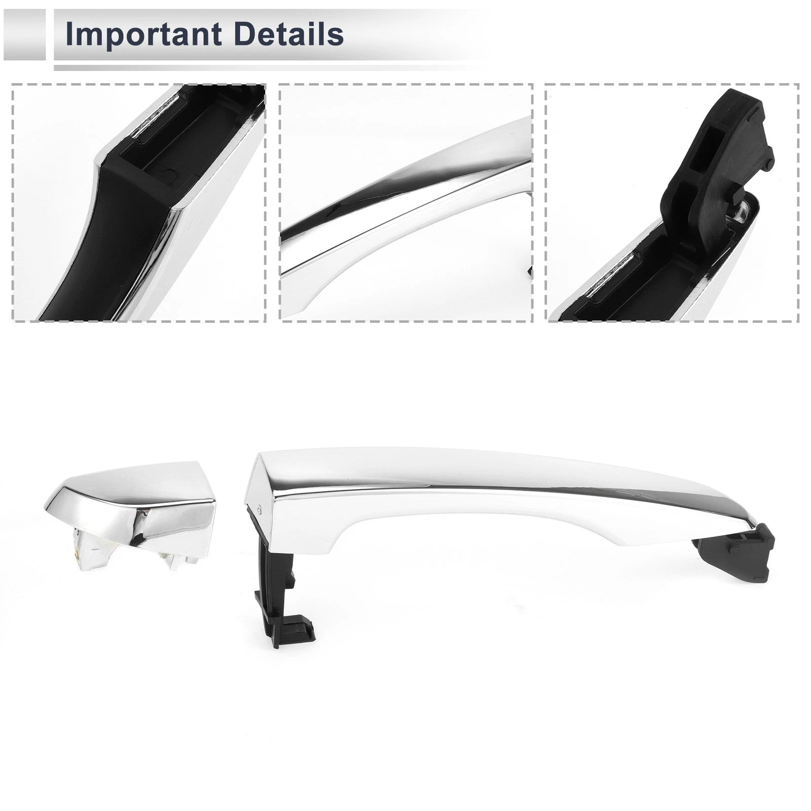 Rear Right Door Handle for Hyundai Tucson (2016–2020) No. 83661D3010