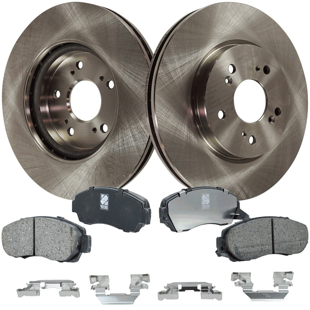 Disc Brake Rotor and Pad Kit for Honda CR-V, Acura RDX (2007–2011)