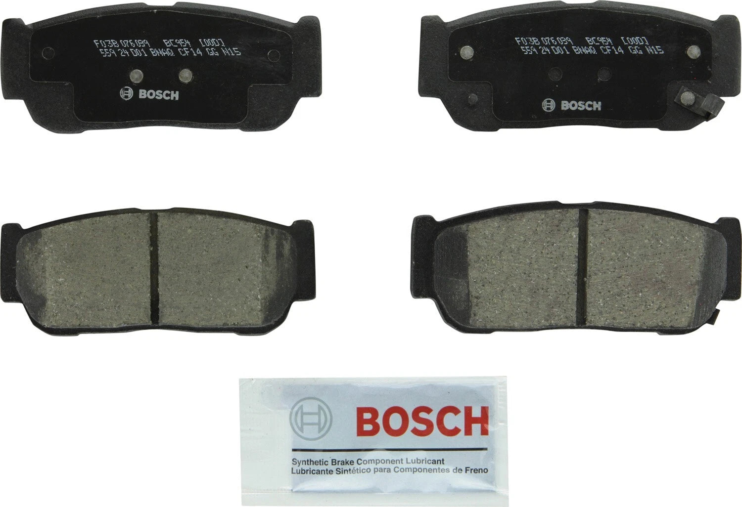 Set of 4 Bosch Rear Disc Brake Pads for (BC954)